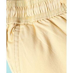 Pine Kids Cotton Woven Full Length  Solid Color Trouser with Pocket - Dark Green