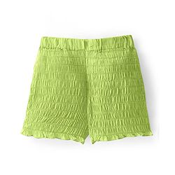 Pine Kids Cotton Woven Singlet Sleeves Smocked Top & Shorts Set - Light Green
