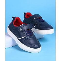 Pine Kids Casual Shoes with Velcro Closure - Navy Blue
