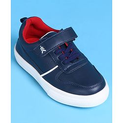 Pine Kids Casual Shoes with Velcro Closure - Navy Blue