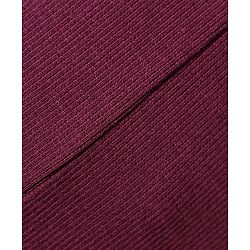Pine Kids Cotton Lycra Knit Full Length Solid Leggings - Wine