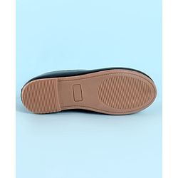 Pine Kids Ballerina With Bow Applique Slip on - Black