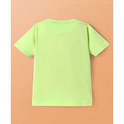 Pine Kids Disney Single Jersey Knit Half Sleeves T-Shirt with Mickey Mouse & Friends Graphics Pack of 3 - Light Green Blue & White
