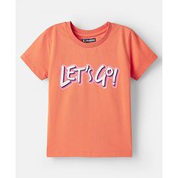 Pine Kids Cotton Knit Half Sleeves Text Printed T-Shirts Pack of 5 - Multicolor