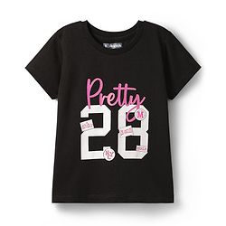 Pine Kids Cotton Knit Half Sleeves T-Shirts with Text Print Pack of 5 - Multicolor