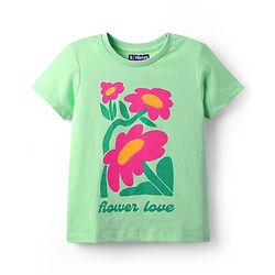 Pine Kids Cotton Knit Half Sleeves T-Shirts with Text Print Pack of 5 - Multicolor