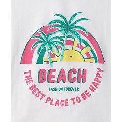 Pine Kids Cotton Knit Half Sleeves T-Shirt with Lets Go Text Print Pack of 5 - Pink & Orange