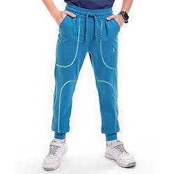 Pine Kids Knit Full Length Lounge Pant - Teal Blue