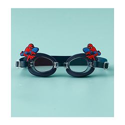 Pine Kids Marvel Swimming Goggles With Spiderman Applique - Black