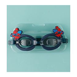 Pine Kids Marvel Swimming Goggles With Spiderman Applique - Black