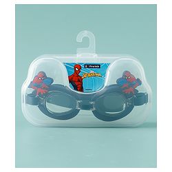 Pine Kids Marvel Swimming Goggles With Spiderman Applique - Black
