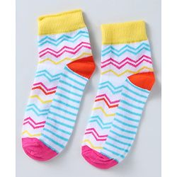 Pine Kids Ankle Length Socks with  Polka Dots Design Pack Of 3 (Colour May Vary)