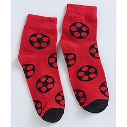 Pine Kids Ankle Length Socks with  Logo Design Pack Of 3 (Colour May Vary)