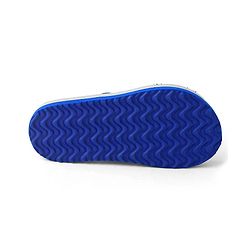 Pine Kids Slip On Flip Flops with Safari Print - Grey & Blue