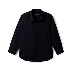 Pine Kids Cotton Woven Full Sleeves Shirt With Printed T-Shirt - Navy Blue & Green