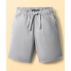 Pine Kids Cotton Woven Knee Length Solid Color Shorts - Navy Blue