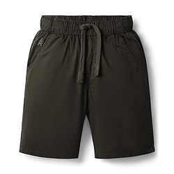 Pine Kids Cotton Woven Knee Length Solid Color Shorts - Navy Blue