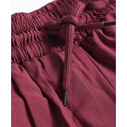 Pine Active Woven Shorts with Full Length Tights - Maroon