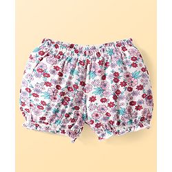 Pine Kids Knit Bloomers with Floral Print Pack of 3 (Color May Vary)