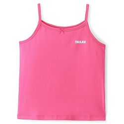 Pine Kids Knit Singlet Slips With Floral Print Pack of 3 - Navy Blue Pink & White