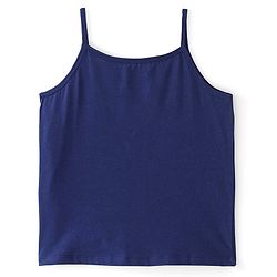 Pine Kids Knit Singlet Slips With Floral Print Pack of 3 - Navy Blue Pink & White