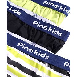 Pine Kids Cotton Elastane Knit Briefs Pack of 3 (Color May Vary)