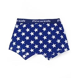Pine Kids Cotton Knit Trunks With Stripes & Star Print Pack Of 3 - Color May Vary