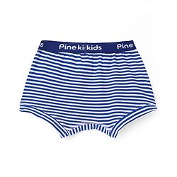 Pine Kids Cotton Knit Trunks With Stripes & Star Print Pack Of 3 - Color May Vary