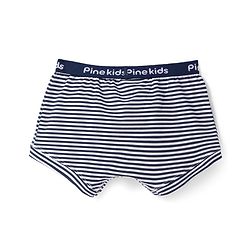 Pine Kids Cotton Knit Trunks With Stripes Pack Of 3 - Color May Vary