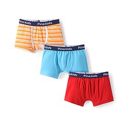 Pine Kids Cotton Knit Trunk with Stripes Pack of 3 (Color May Vary)