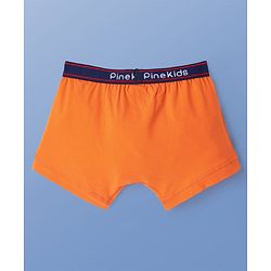 Pine Kids Cotton Elastane Knit Trunks With Basketball Print Pack Of 3 (Colour May Be Vary)