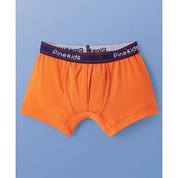 Pine Kids Cotton Elastane Knit Trunks With Basketball Print Pack Of 3 (Colour May Be Vary)