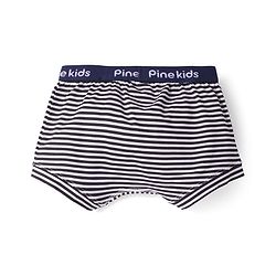 Pine Kids Cotton Knit Trunks With Stripes Print Pack Of 3 - Color May Vary
