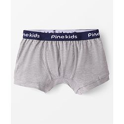 Pine Kids Cotton Knit Trunks With Stripes Print Pack Of 3 - Color May Vary