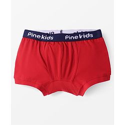 Pine Kids Cotton Knit Trunks With Stripes Print Pack Of 3 - Color May Vary