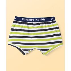 Pine Kids Cotton Knit Trunks With Stripes Pack Of 3 - Color May Vary