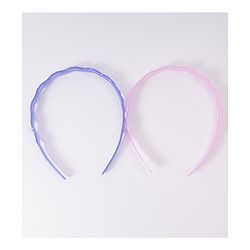 Pine Kids Solid Color Hair Bands Pack of 2 - Lilac & Pink