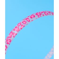 Pine Kids Printed Hair Bands  Free Size Pack of 2 - Fuchsia