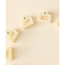 Pine Kids Hair Clips Pack of 12 - Off White