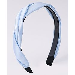 Pine Kids Free Size Hair Bands With Braids Detailing Pack Of 2 - Red & White