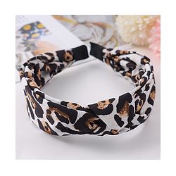 Pine Kids Free Size Hair Bands With Cheetah Print - Black