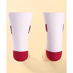 Pine Kids Marvel Ankle Length Anti-Bacterial Socks With Avengers Graphics Pack Of 3 - Blue Black & White
