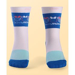 Pine Kids Disney Ankle Length Anti-Bacterial Socks With Minnie Mouse Graphics Pack Of 3 - Pink White & Light Blue