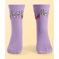 Pine Kids Disney Ankle Length Anti-Bacterial Socks With Minnie Mouse Graphics Pack Of 3 - Pink White & Lilac