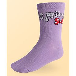 Pine Kids Disney Ankle Length Anti-Bacterial Socks With Minnie Mouse Graphics Pack Of 3 - Pink White & Lilac