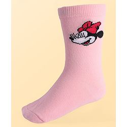 Pine Kids Disney Ankle Length Anti-Bacterial Socks With Minnie Mouse Graphics Pack Of 3 - Pink White & Lilac