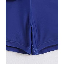Pine Active Half Raglan Sleeves Printed Two Piece Swimsuit - Navy Blue