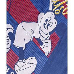 Pine Kids Disney Single Jersey Knit Full Sleeves Night Suit with Mickey Mouse Graphics - Navy Blue