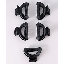Pine Kids Hair Claw Clips Clips Pack of 5 - Black