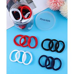 Pine Kids Hair Rubber Bands 25 Pieces - Multicolor